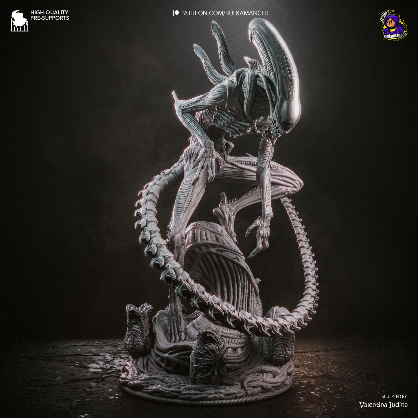 Xenomorph Statue 3D-Printed Kit