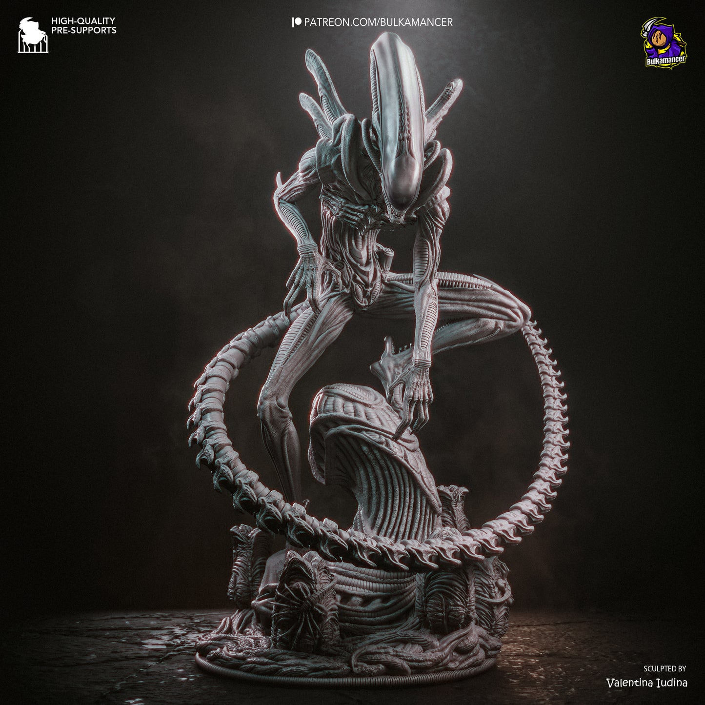 Xenomorph Statue 3D-Printed Kit