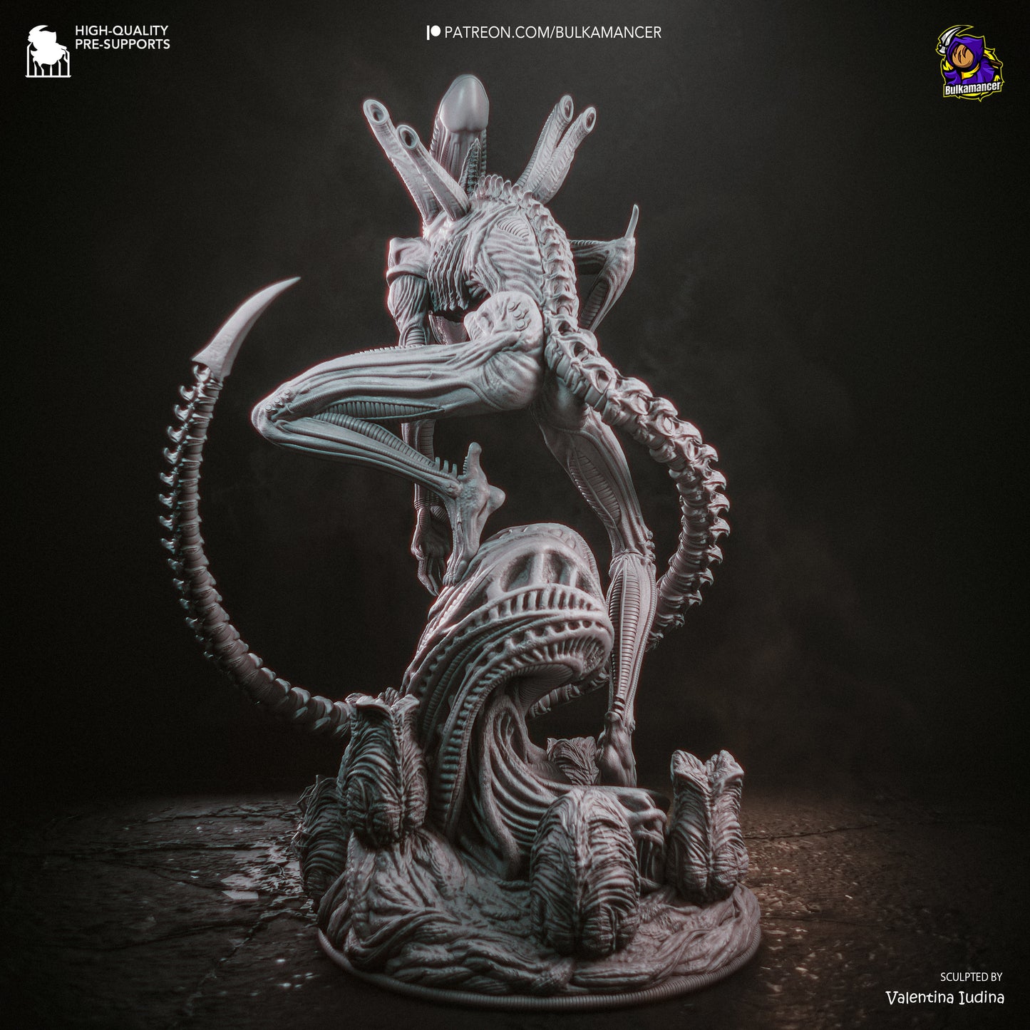 Xenomorph Statue 3D-Printed Kit