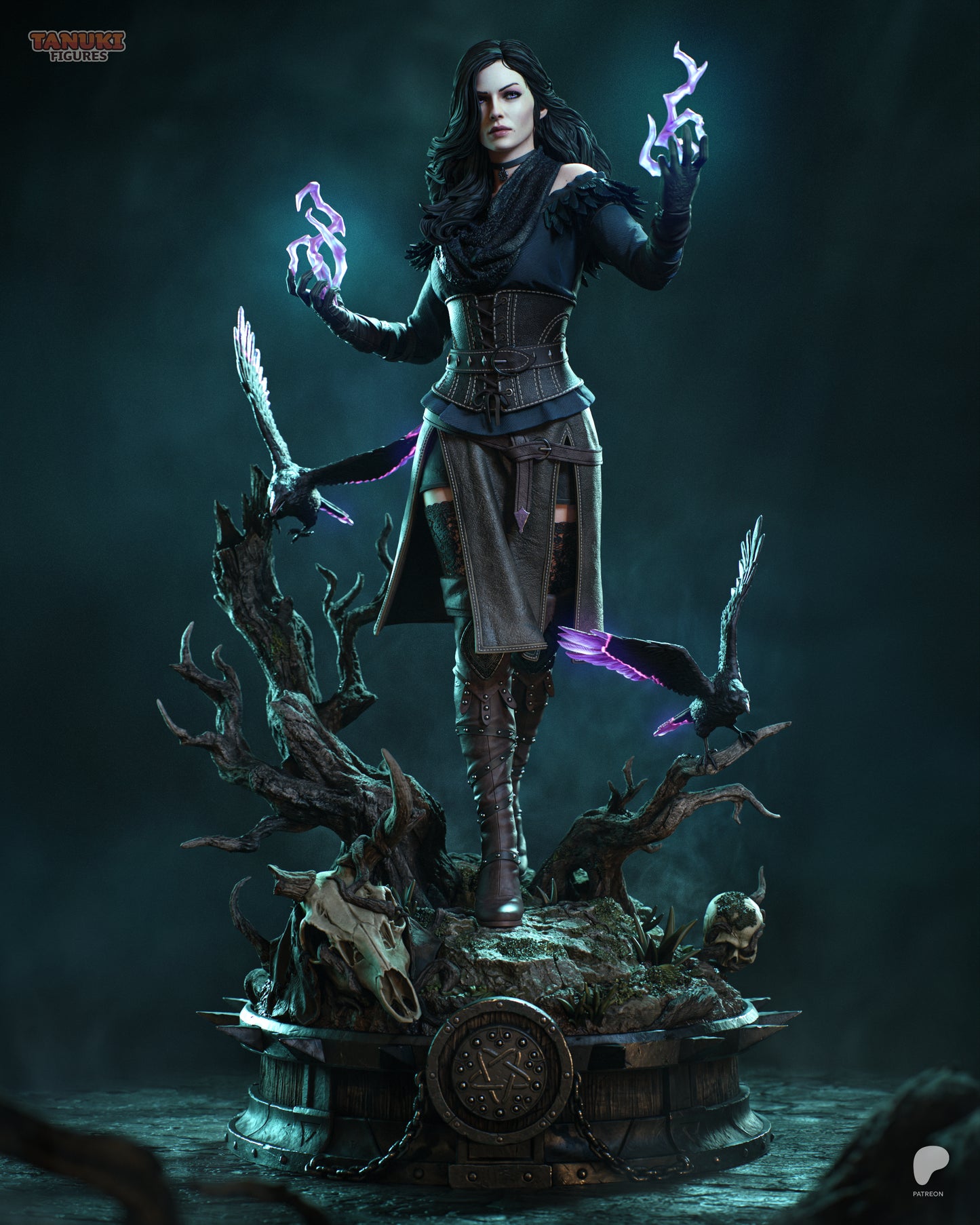 Yennefer Statue 3D-Printed Kit