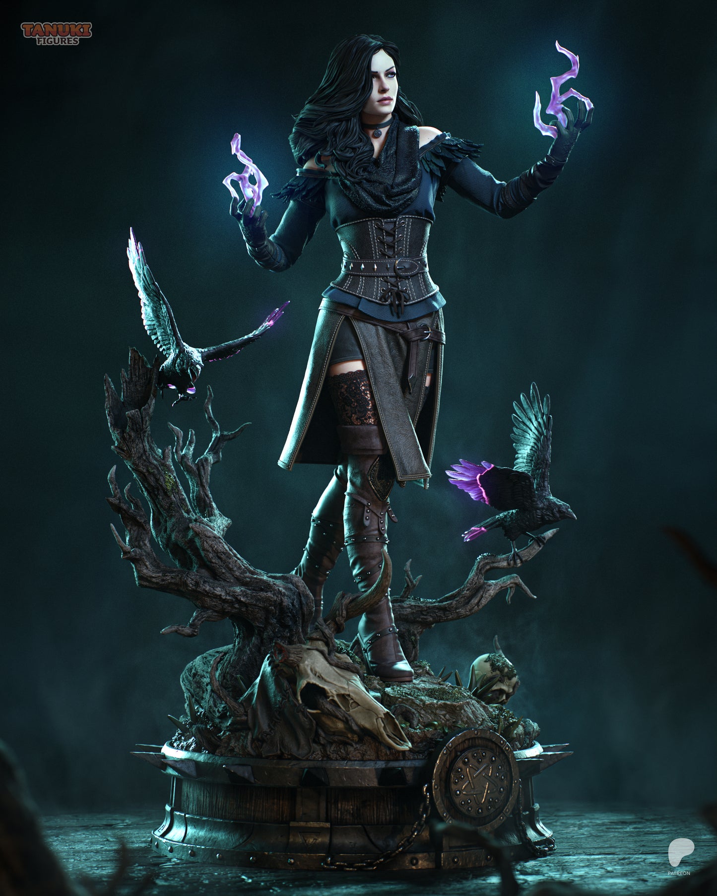 Yennefer Statue 3D-Printed Kit