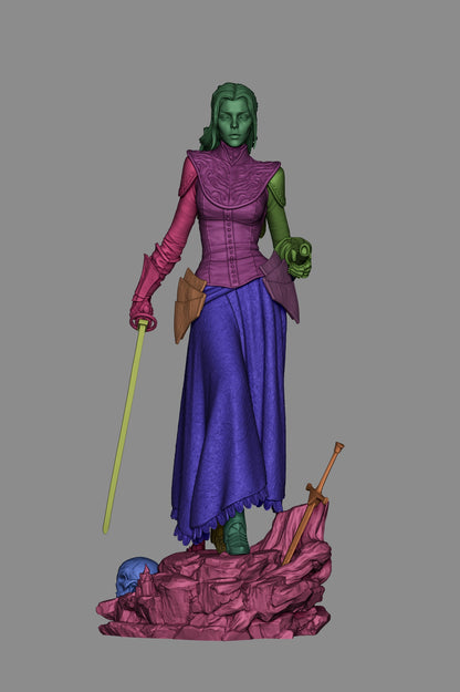 Yuria Of Londor Statue 3D-Printed Kit