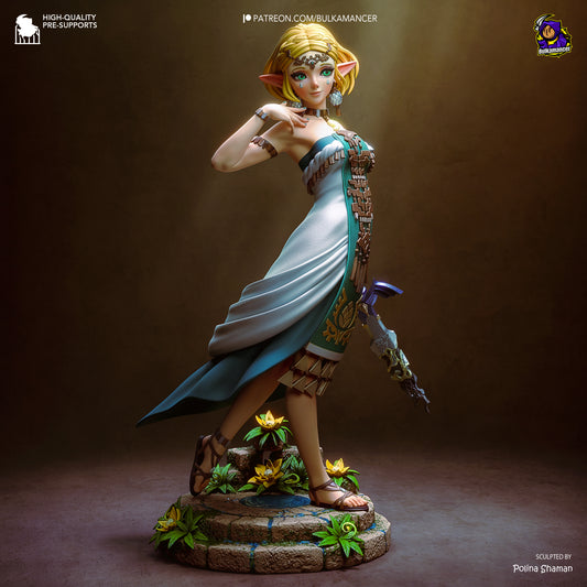 Zelda Statue 3D-Printed Kit