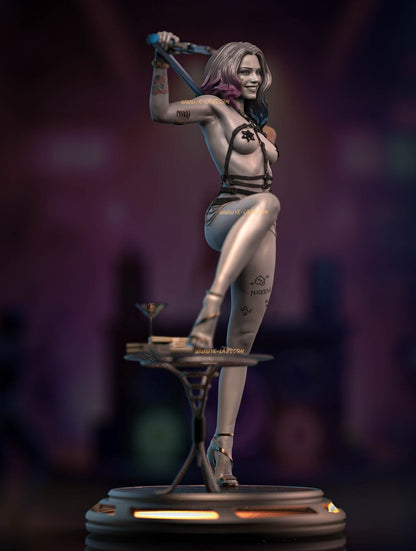 Gotham's Tease Harley Quinn Statue