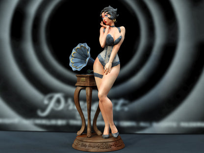 Betty Boop Statue 3D-Printed Kit
