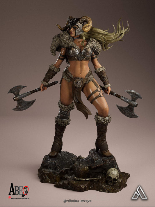 Ragna Stormborn Statue 3D-Printed Kit