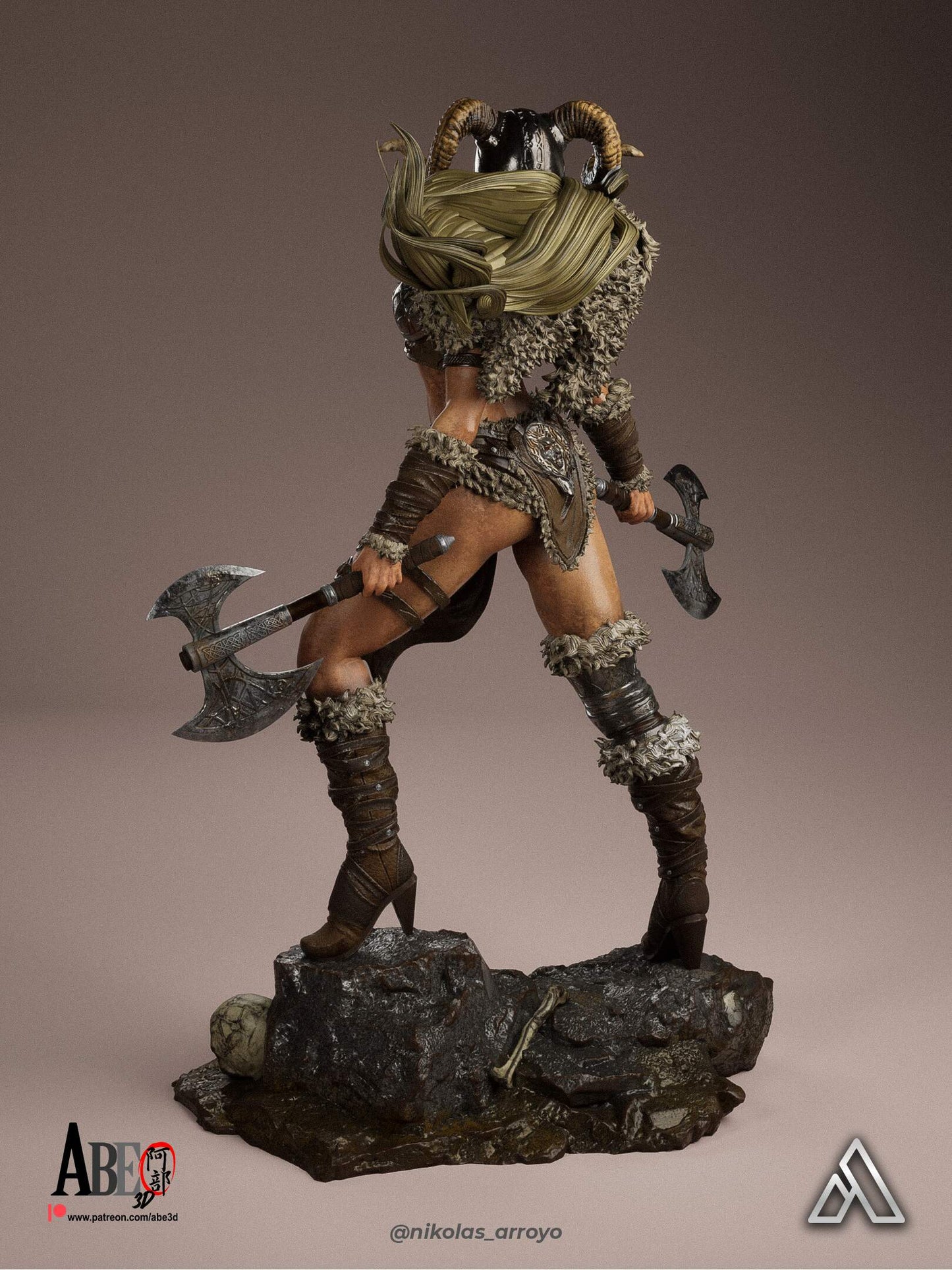 Ragna Stormborn Statue 3D-Printed Kit