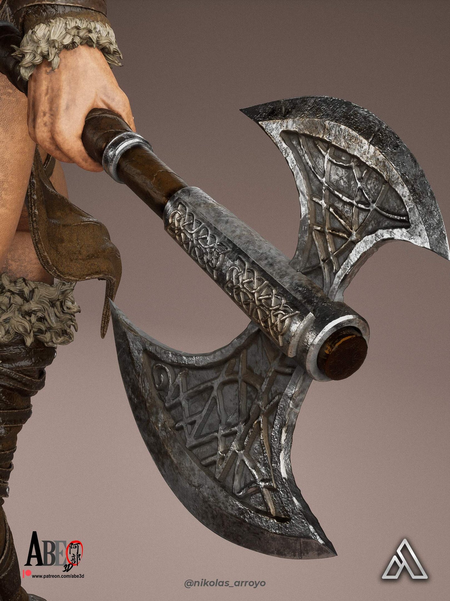 Ragna Stormborn Statue 3D-Printed Kit