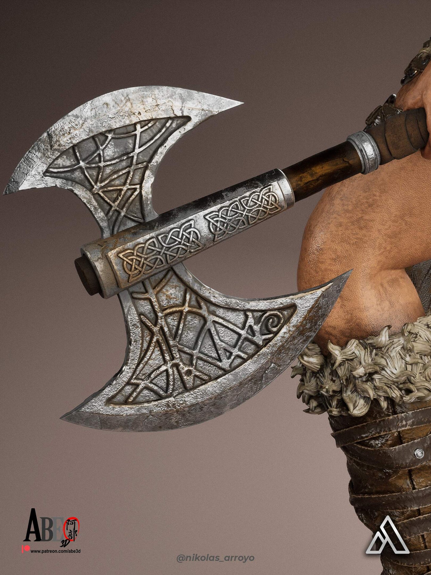 Ragna Stormborn Statue 3D-Printed Kit