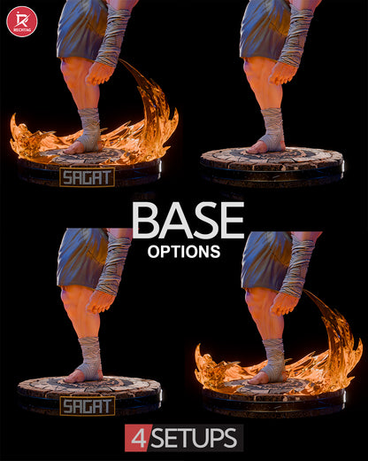 Sagat Statue 3D-Printed Kit