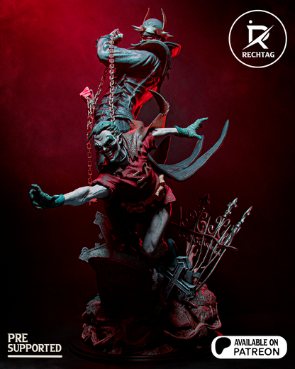 Batman Who Laughs Statue 3D-Printed Kit