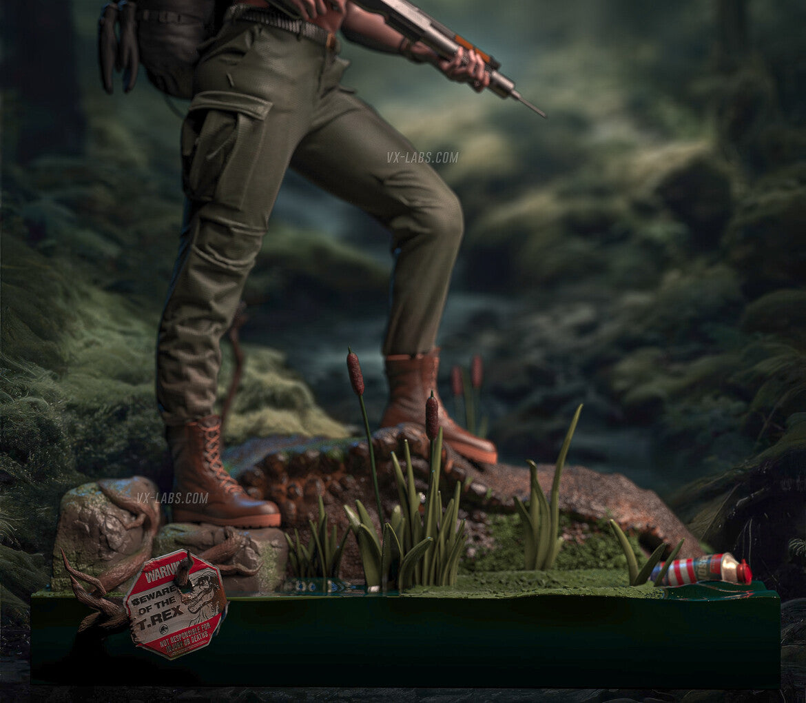 Zora Bennett Jurassic World Rebirth Statue