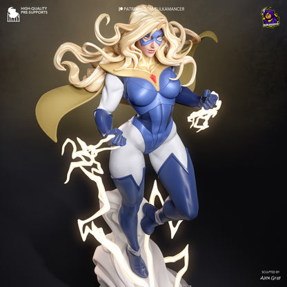 Blonde Blazer Statue 3D-Printed Kit