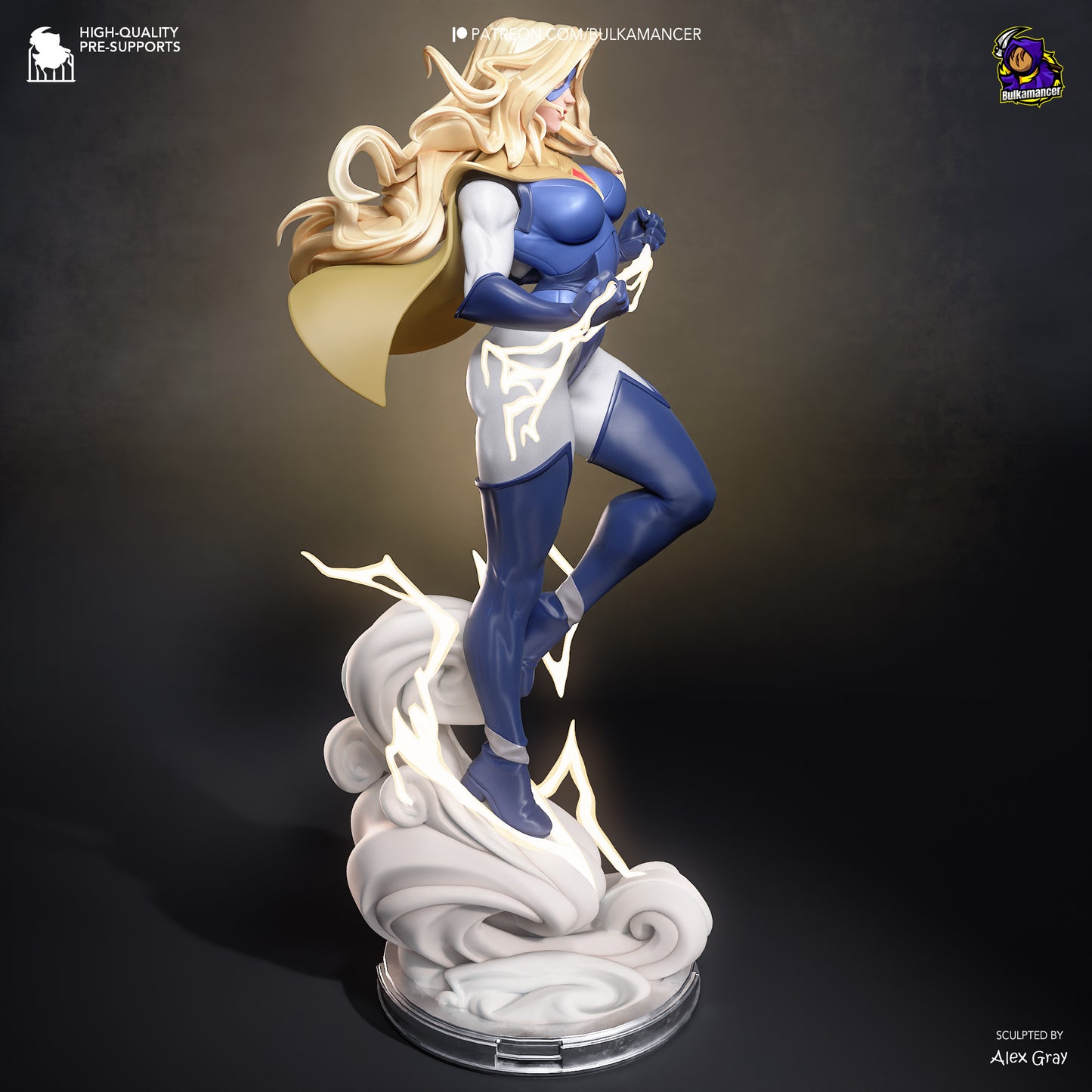 Blonde Blazer Statue 3D-Printed Kit