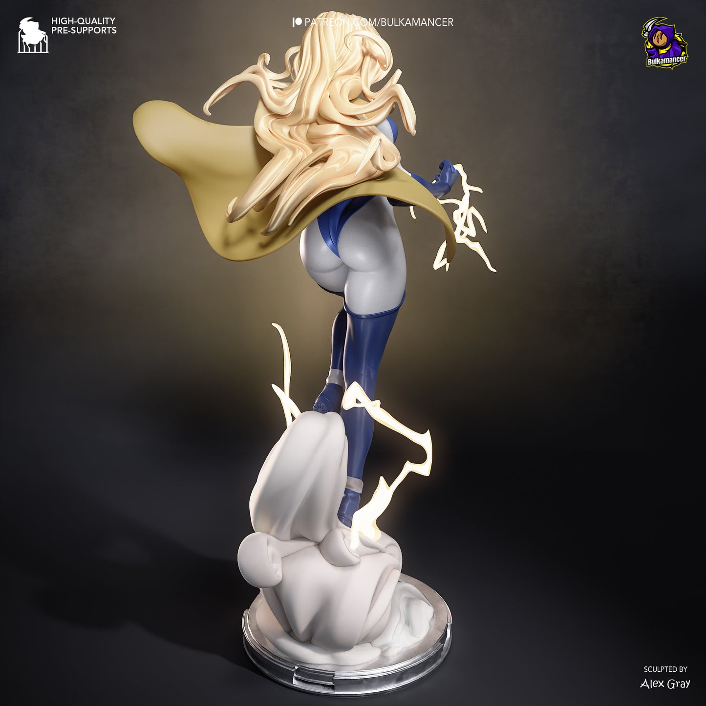 Blonde Blazer Statue 3D-Printed Kit