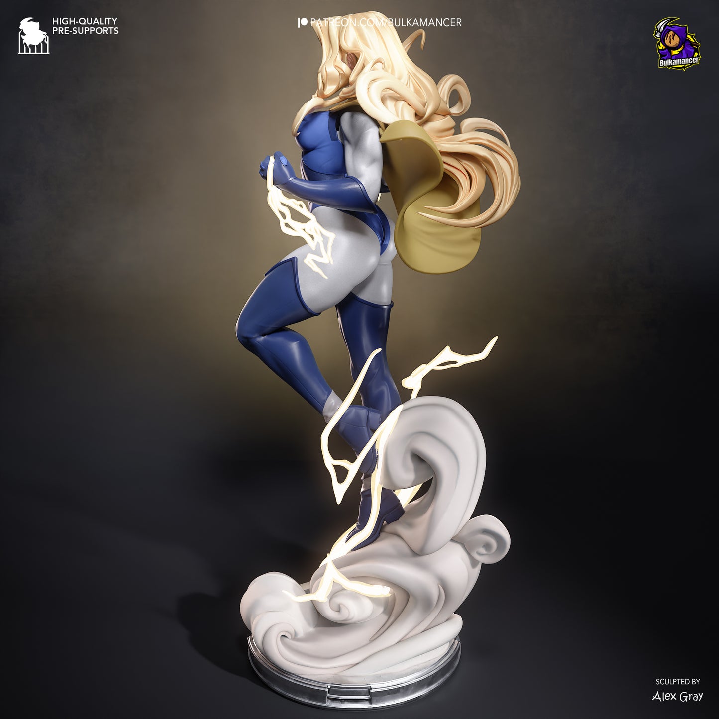 Blonde Blazer Statue 3D-Printed Kit