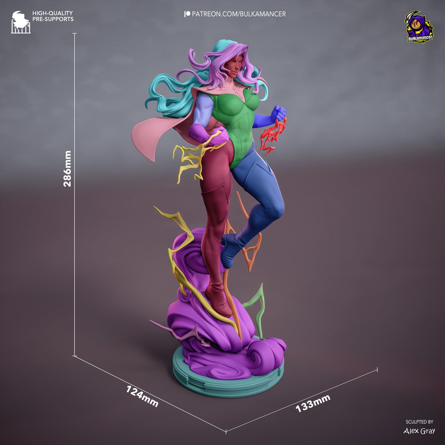 Blonde Blazer Statue 3D-Printed Kit