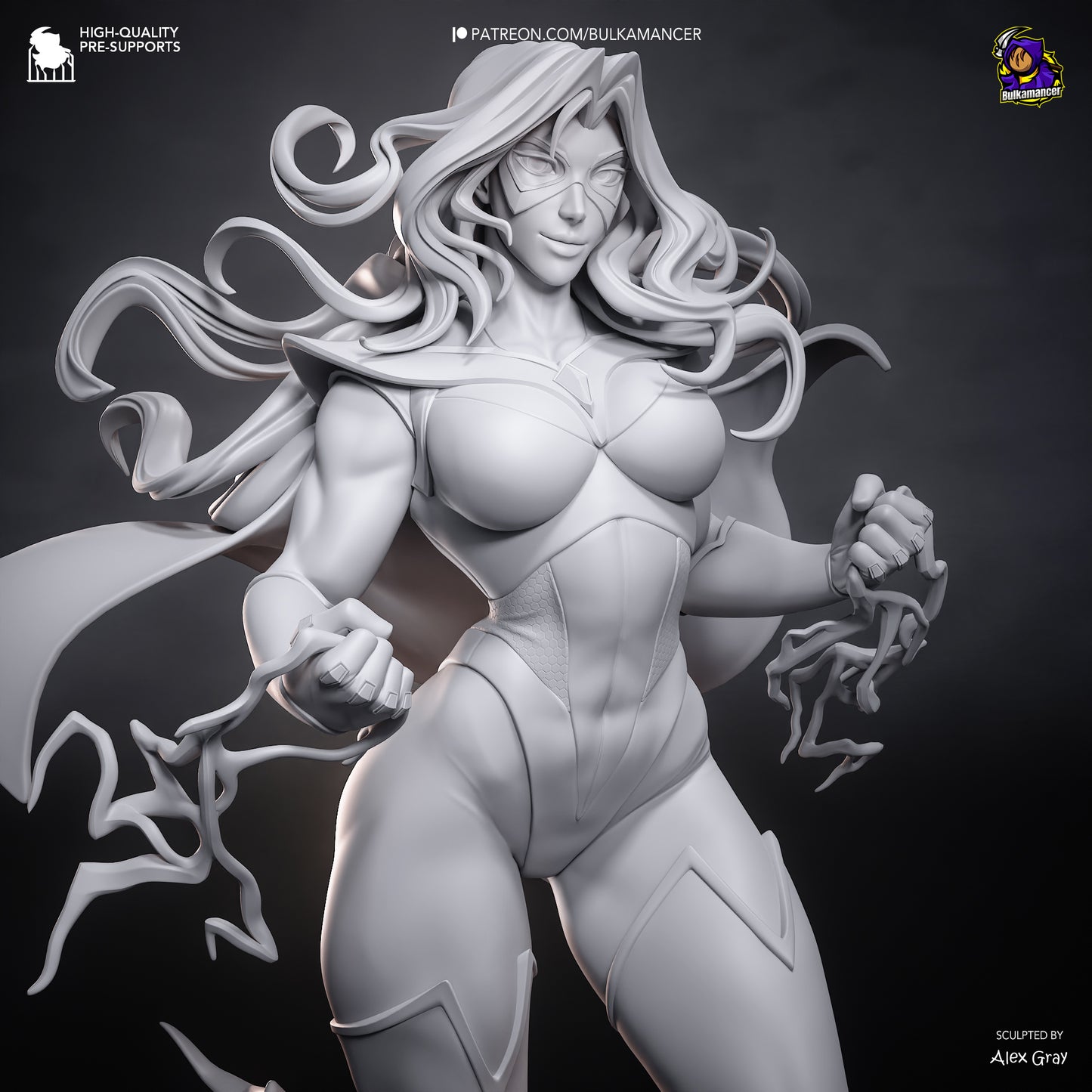 Blonde Blazer Statue 3D-Printed Kit