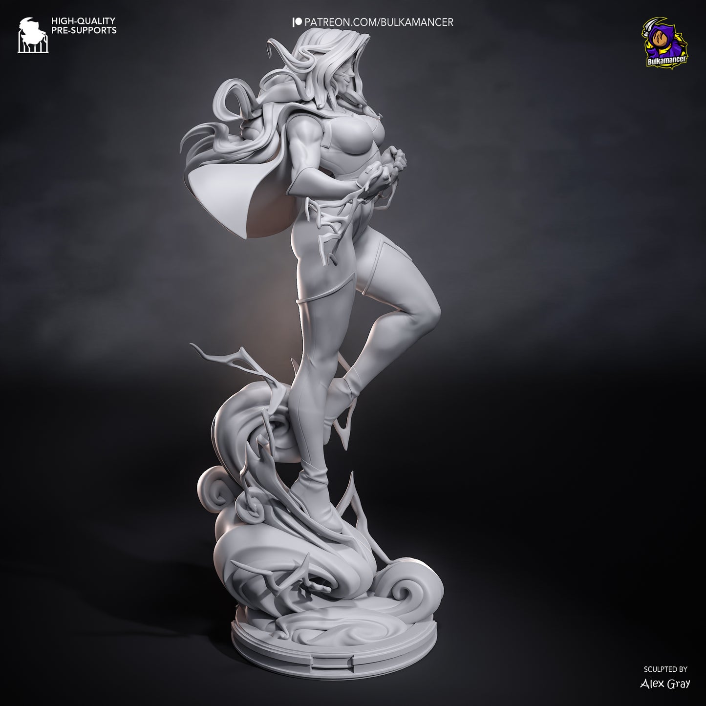 Blonde Blazer Statue 3D-Printed Kit