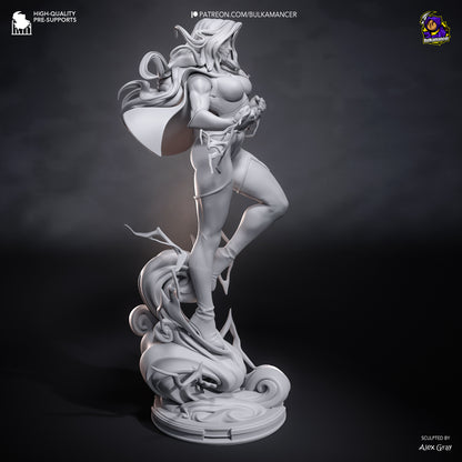 Blonde Blazer Statue 3D-Printed Kit
