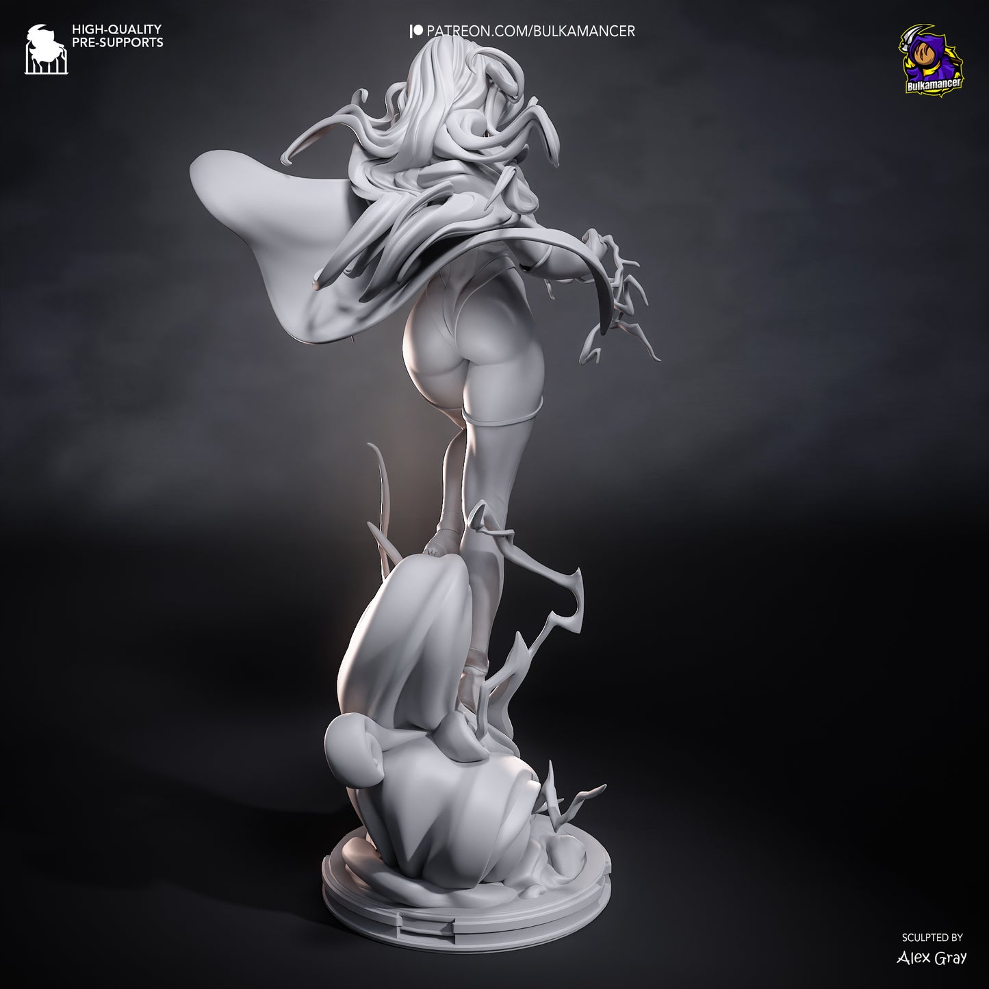 Blonde Blazer Statue 3D-Printed Kit