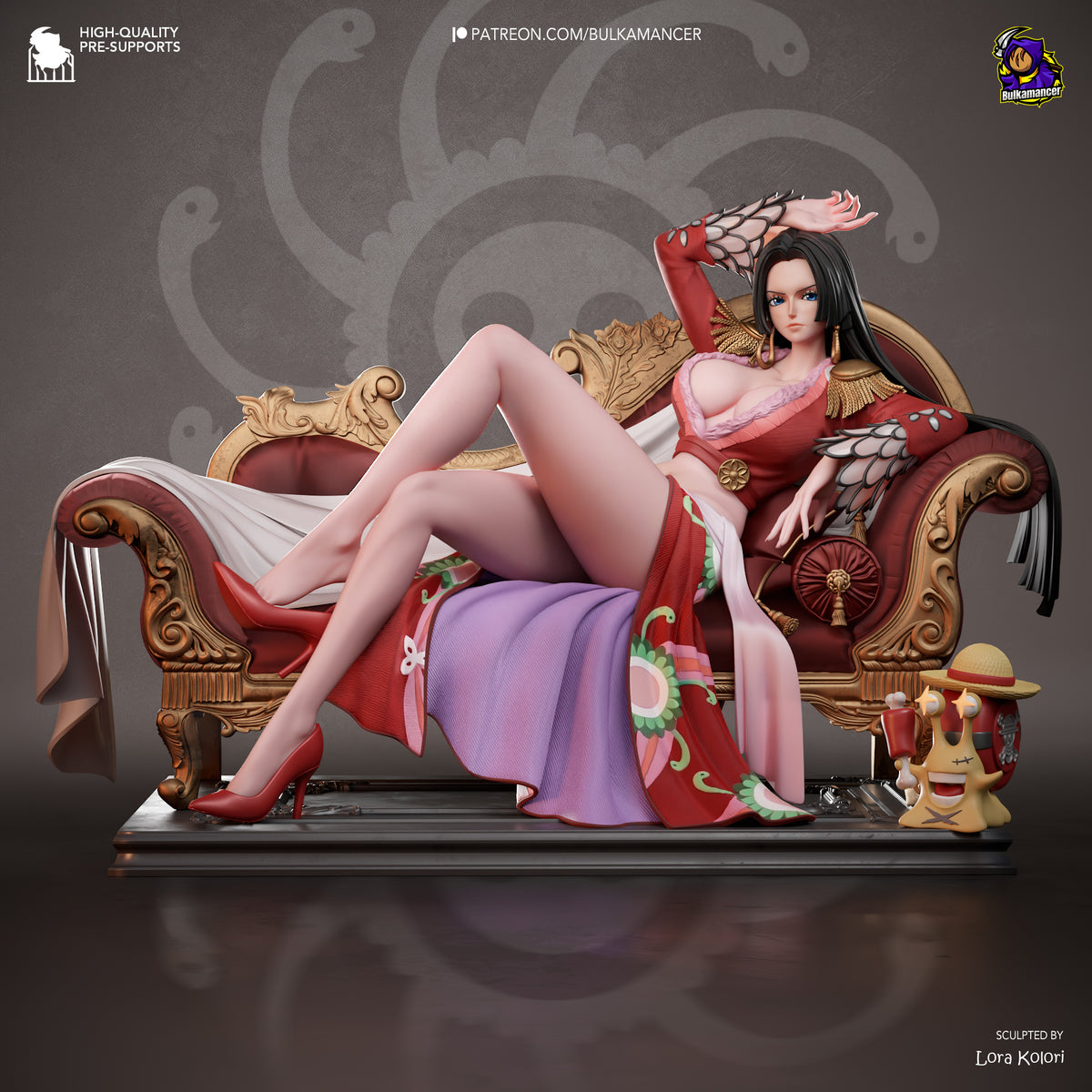 Boa Hancock Statue 3D-Printed Kit