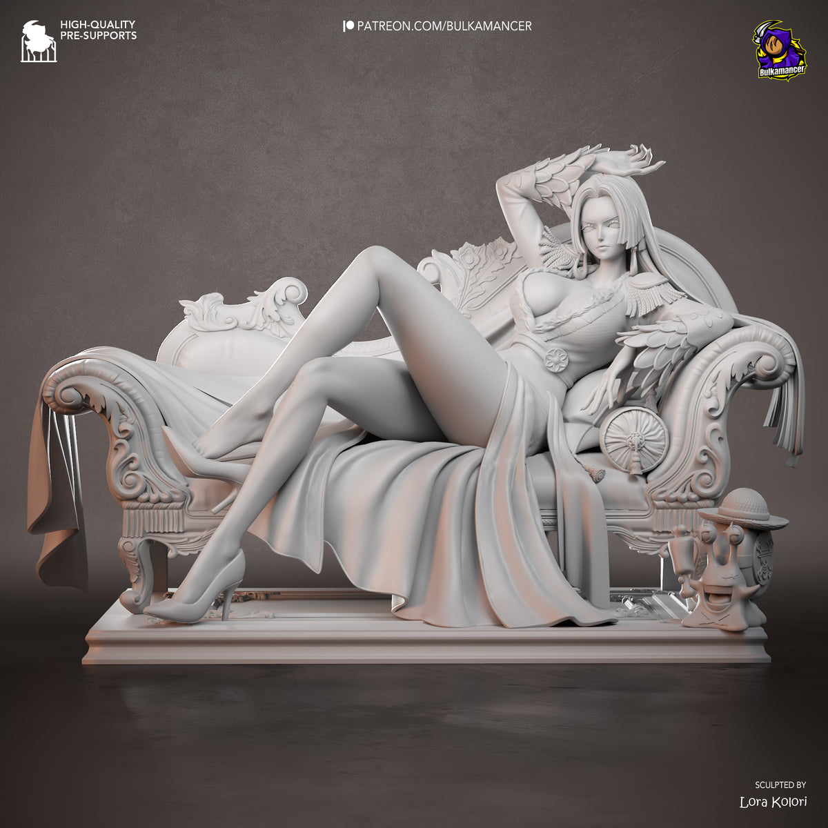 Boa Hancock Statue 3D-Printed Kit