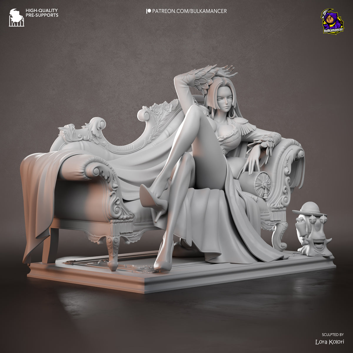 Boa Hancock Statue 3D-Printed Kit