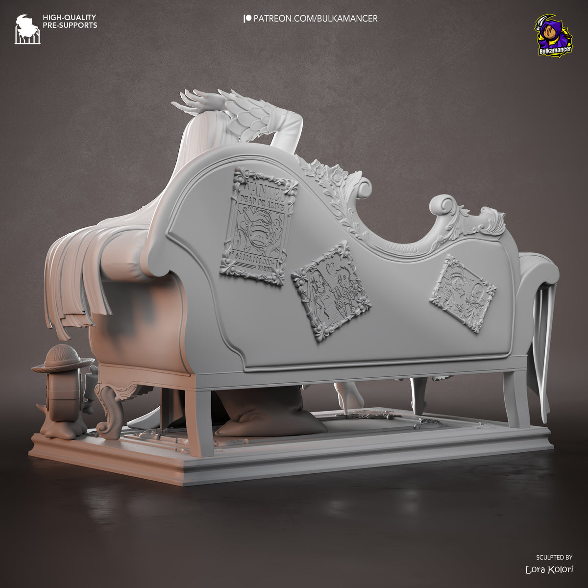 Boa Hancock Statue 3D-Printed Kit