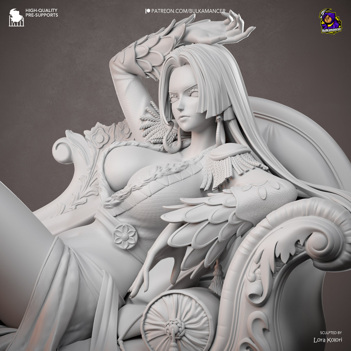 Boa Hancock Statue 3D-Printed Kit