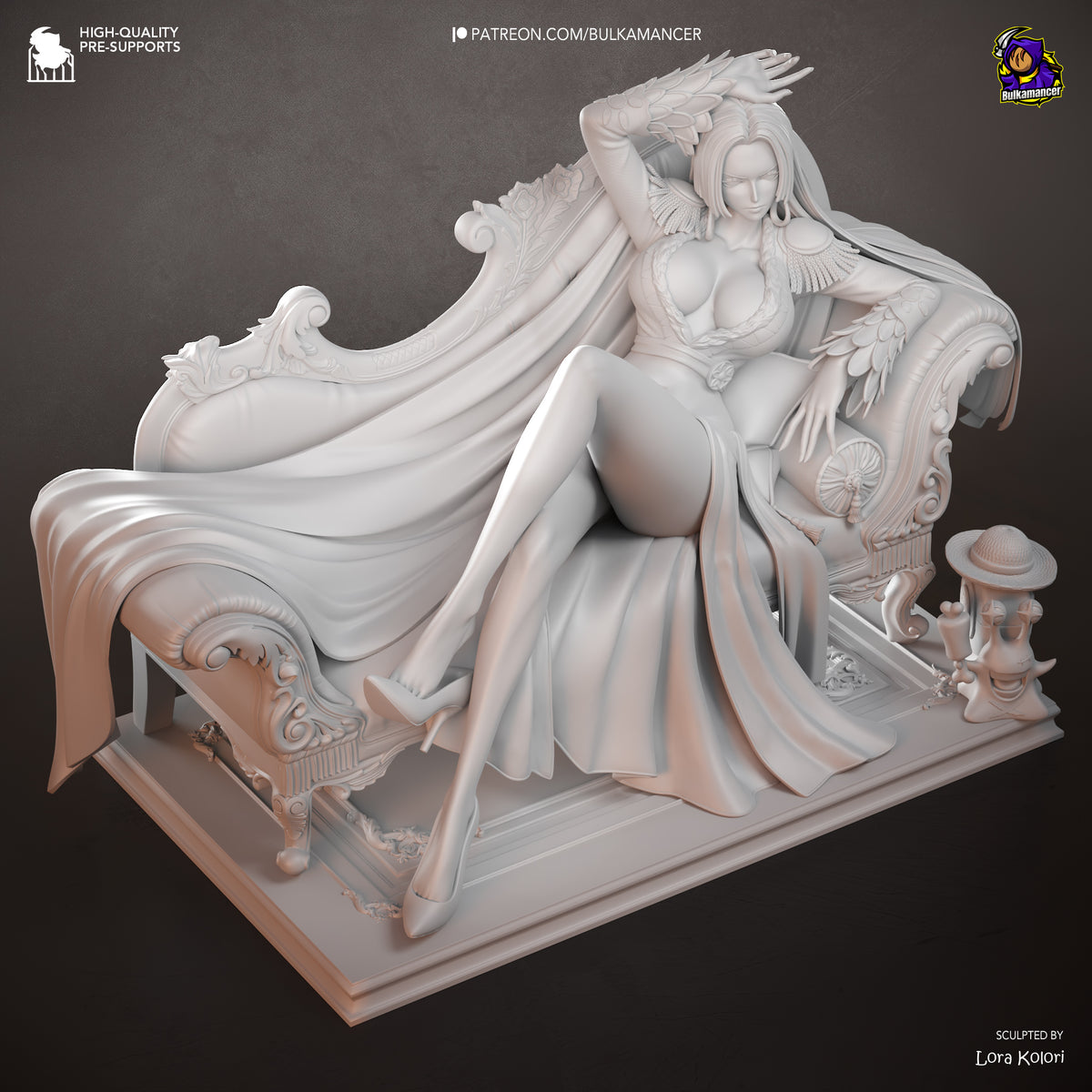 Boa Hancock Statue 3D-Printed Kit
