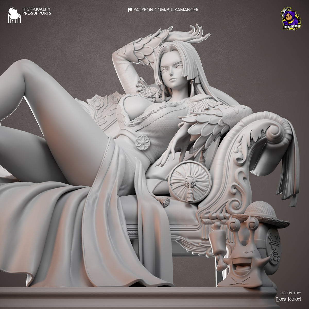Boa Hancock Statue 3D-Printed Kit