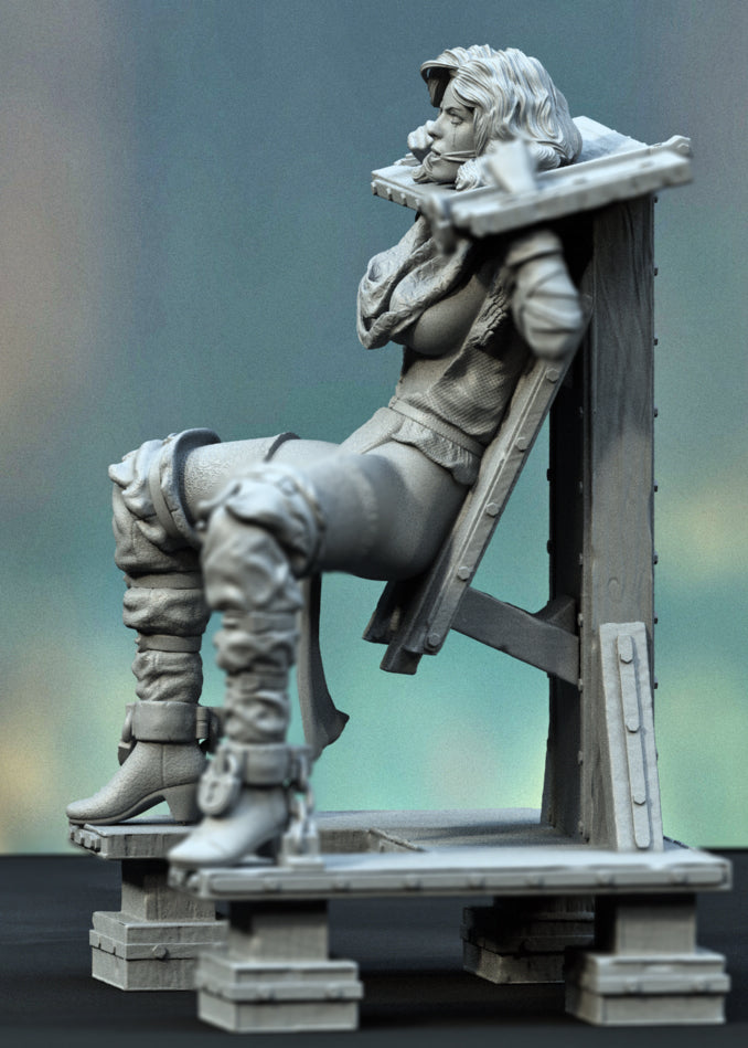 Sorceress Prisoner Statue
