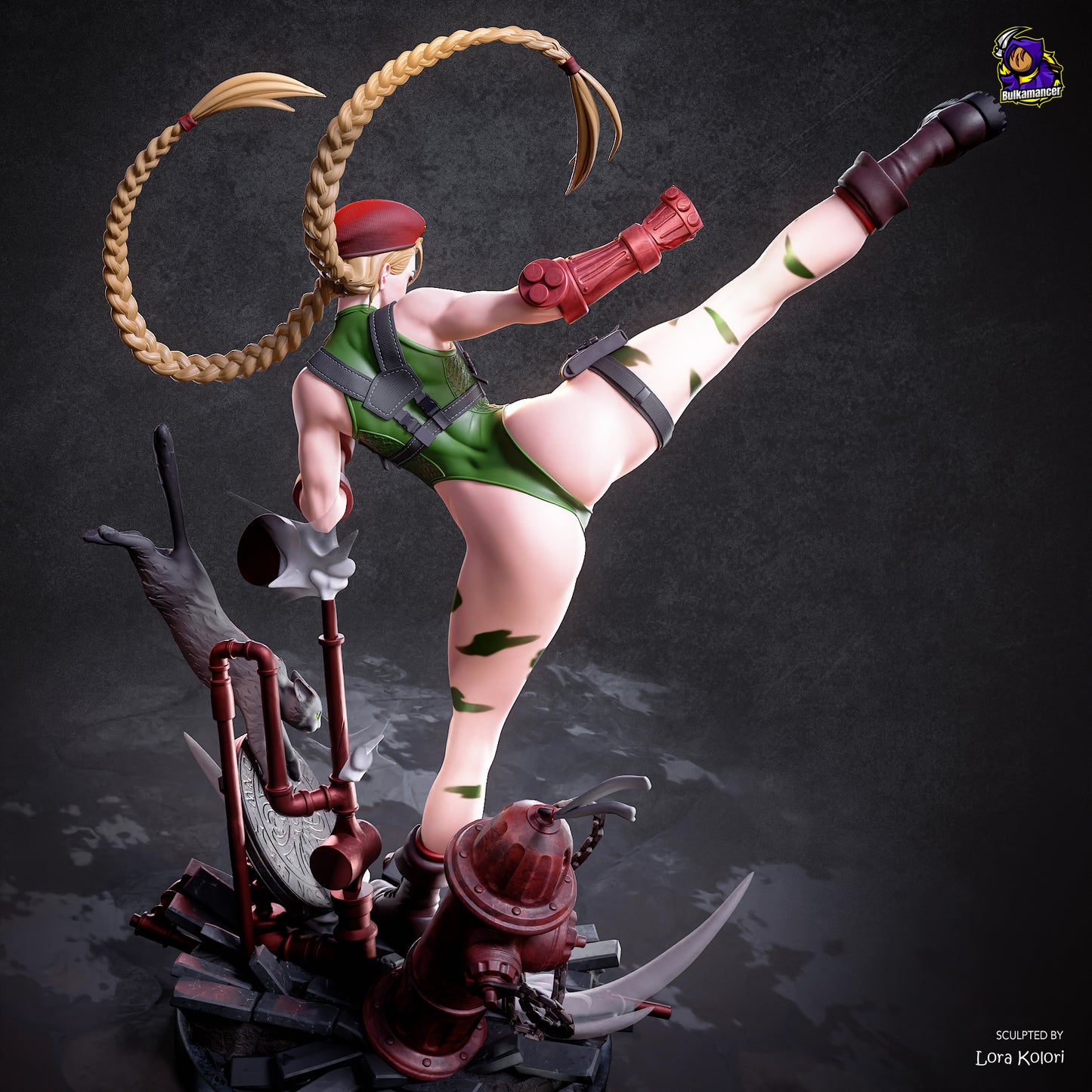 Cammy Statue 3D-Printed Kit