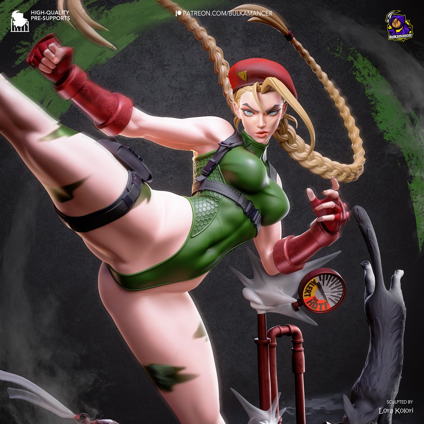 Cammy Statue 3D-Printed Kit