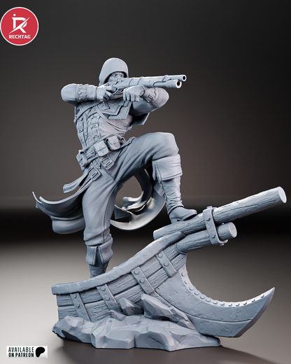 Shay Cormac Statue 3D-Printed Kit