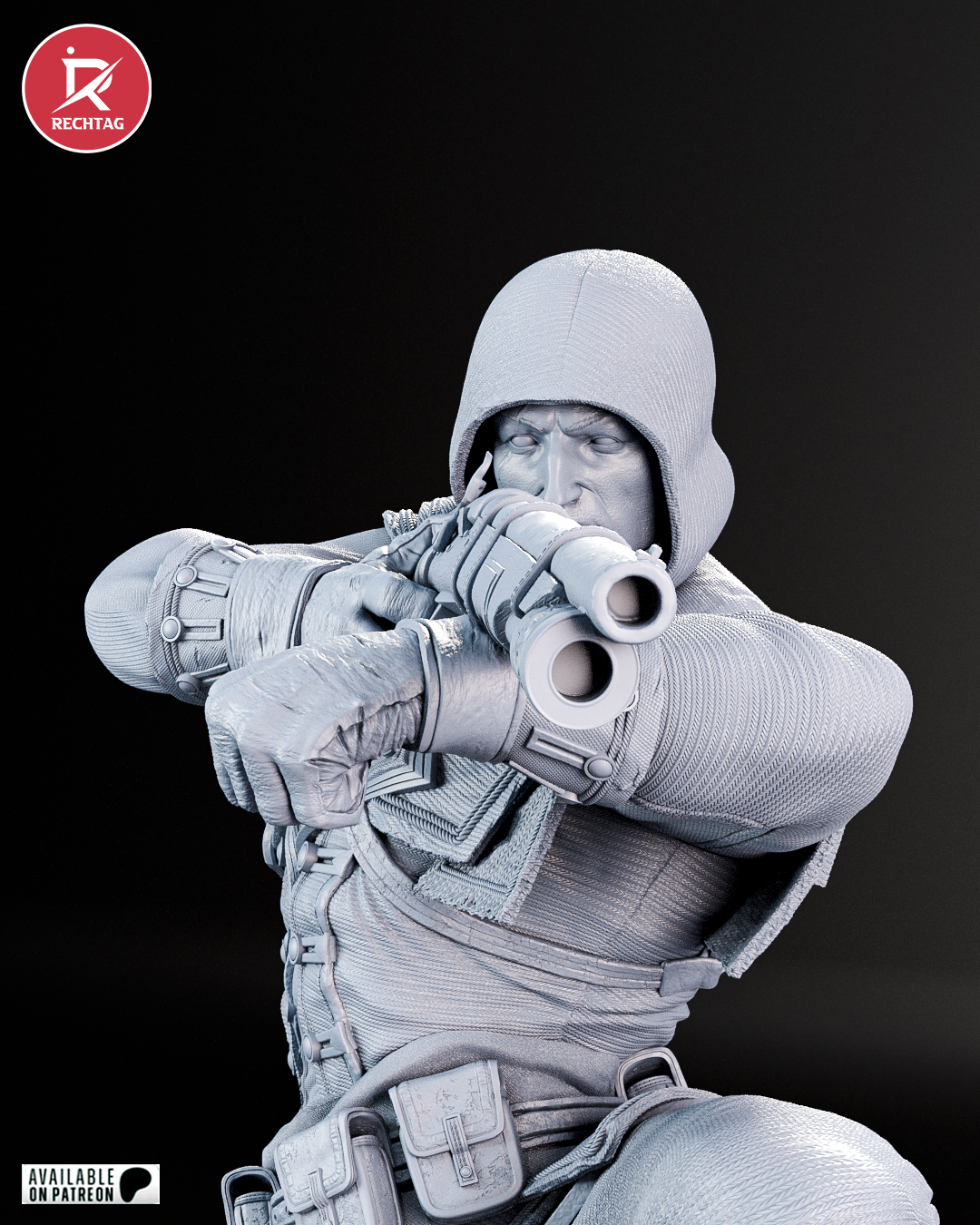 Shay Cormac Statue 3D-Printed Kit