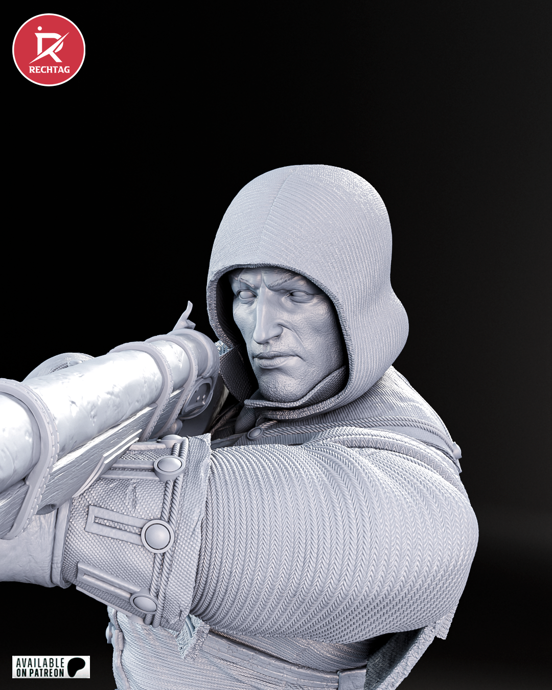 Shay Cormac Statue 3D-Printed Kit
