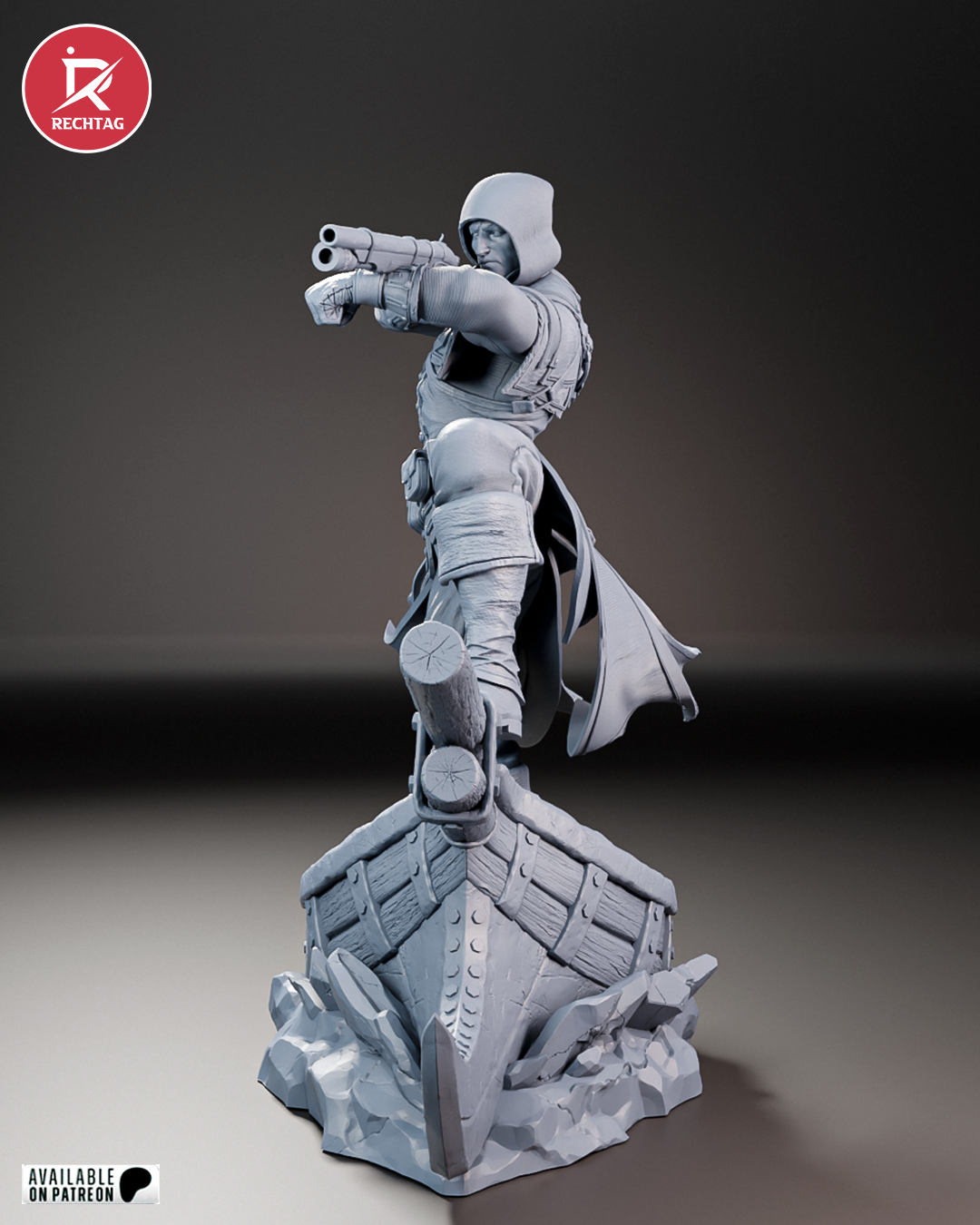 Shay Cormac Statue 3D-Printed Kit