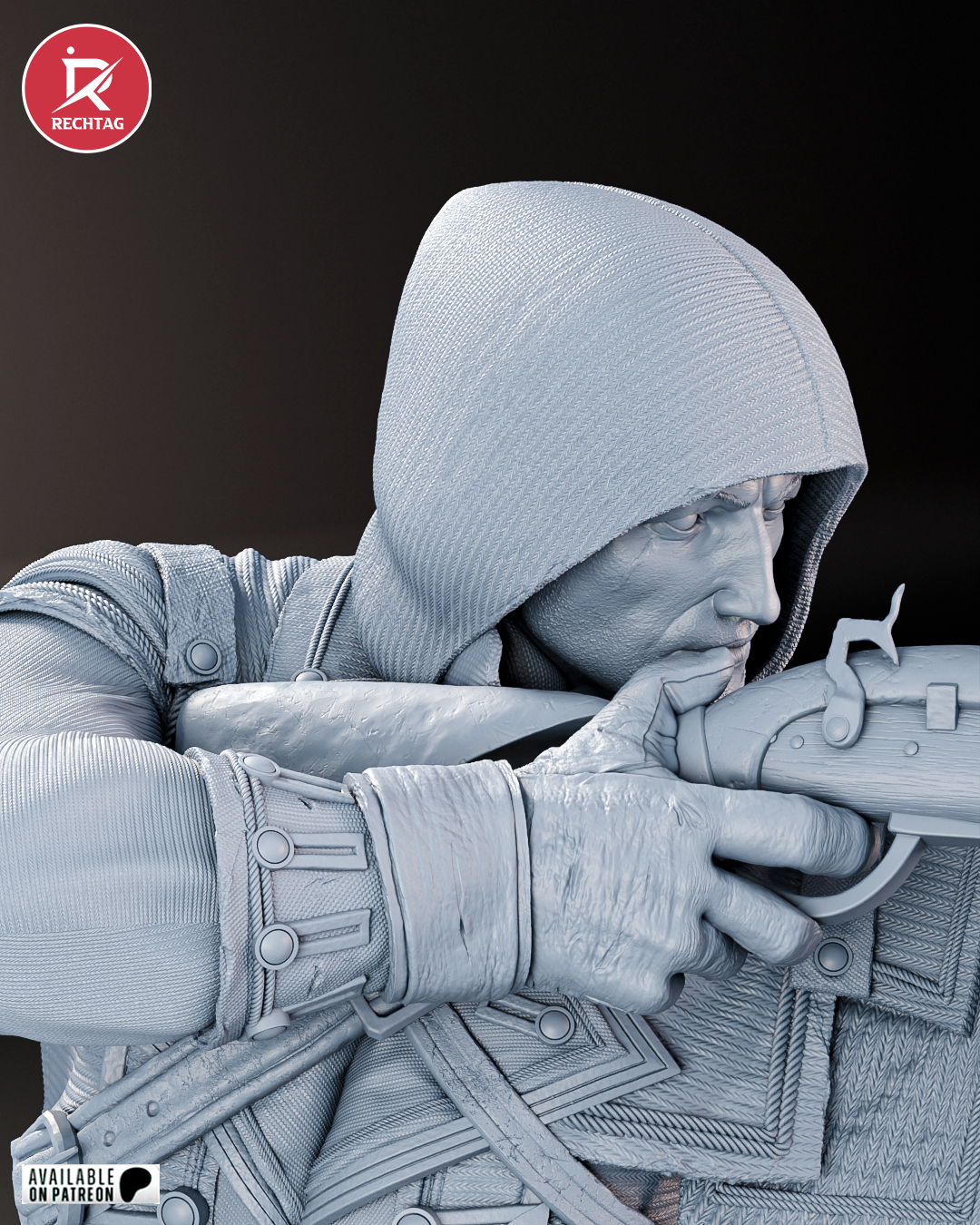 Shay Cormac Statue 3D-Printed Kit