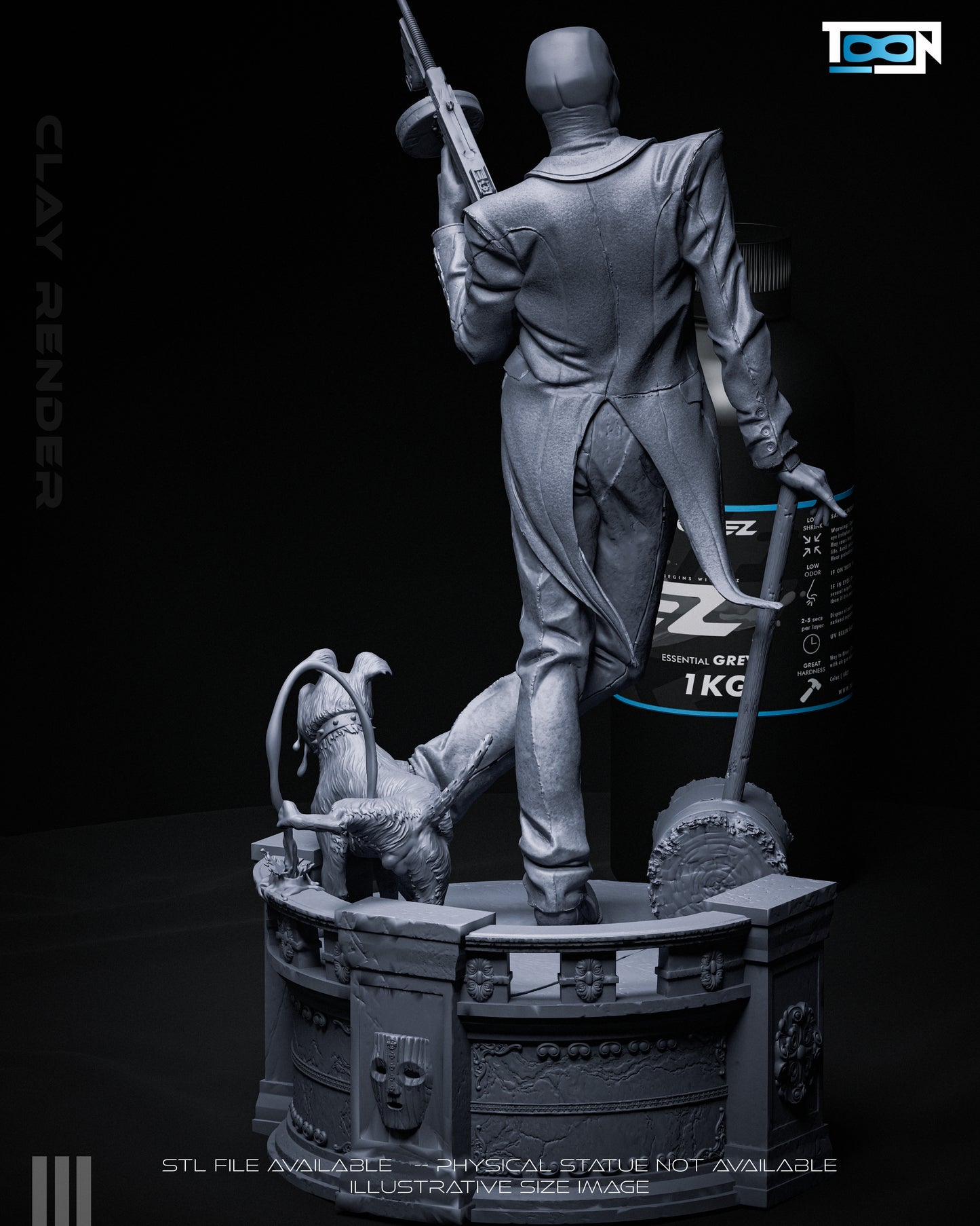 The Mask Statue 3D-Printed Kit