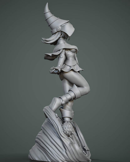 Dark Magician Girl Statue 3D-Printed Kit