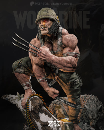 Wolverine Statue