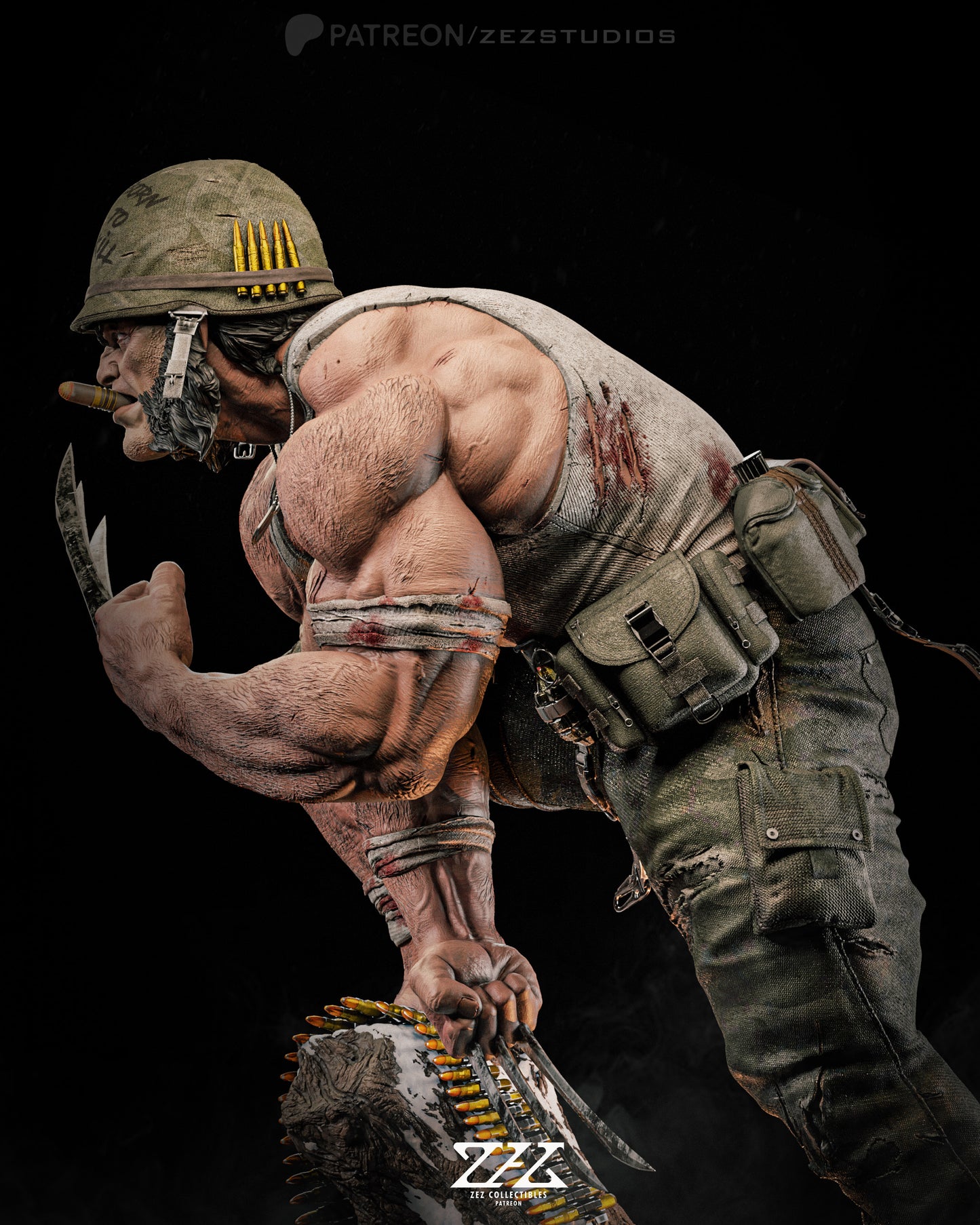 Wolverine Statue