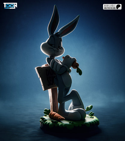Bugs Bunny Statue 3D-Printed Kit