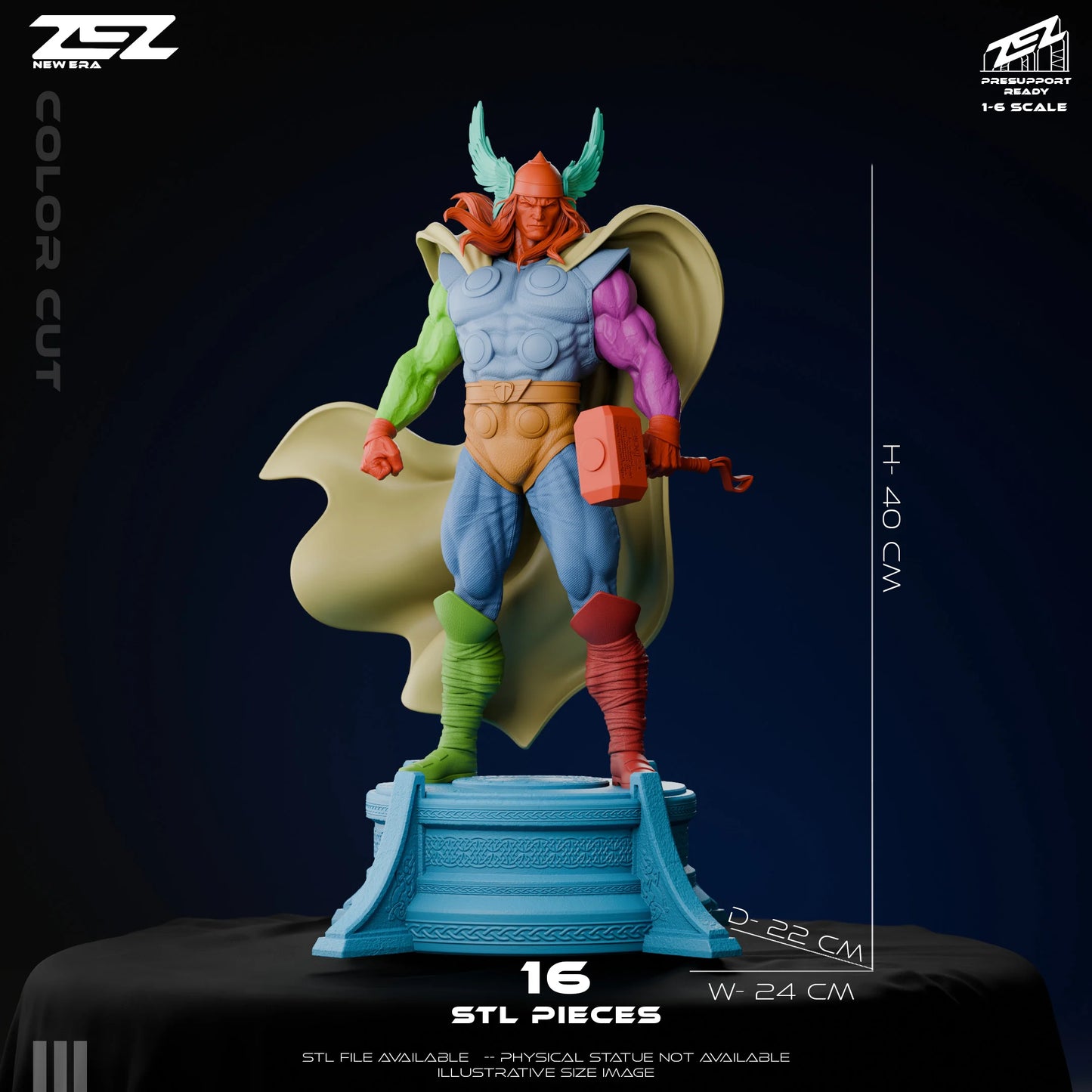 God Of Thunder (Museum Pose) Statue