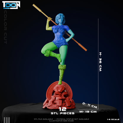 Princess Diana Statue 3D-Printed Kit