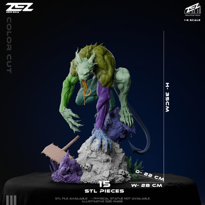 Joker Absolute Statue 3D-Printed Kit