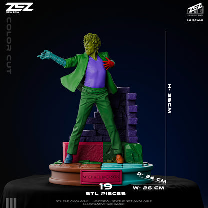 Michael Jackson Statue 3D-Printed Kit