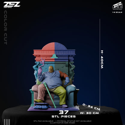 Kingpin Statue 3D-Printed Kit